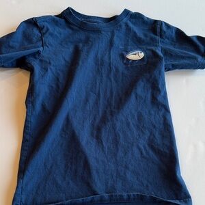 Southern Tide Kids Navy Fish Tee